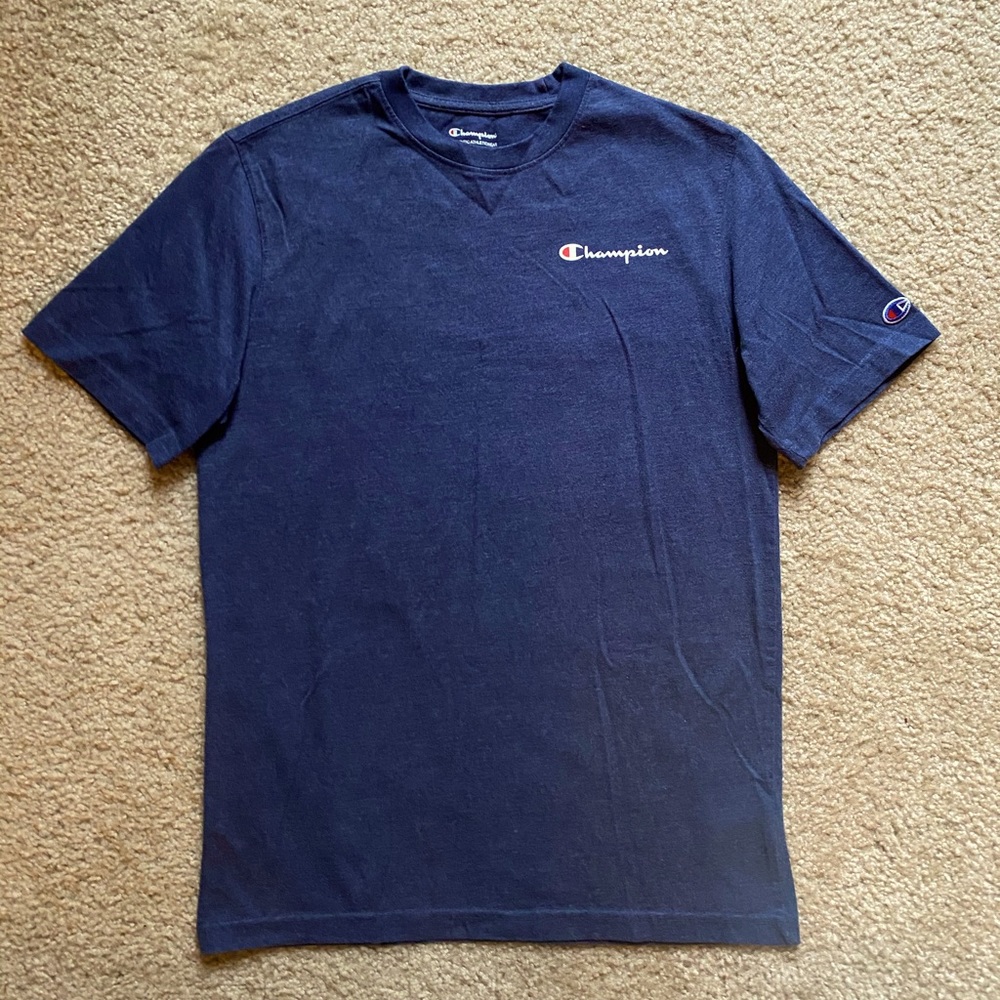 Champion logo short sleeve tee navy S